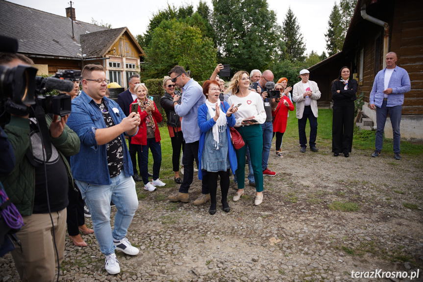 Przewodniczący PO Donald Tuske we Wrocance