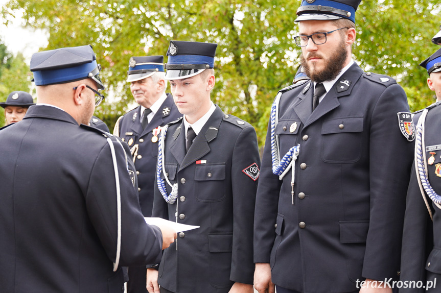 Przy remizie OSP Polanka stanął pomnik św. Floriana