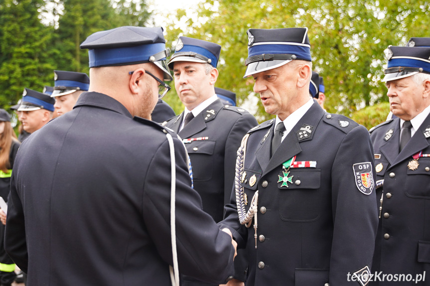 Przy remizie OSP Polanka stanął pomnik św. Floriana