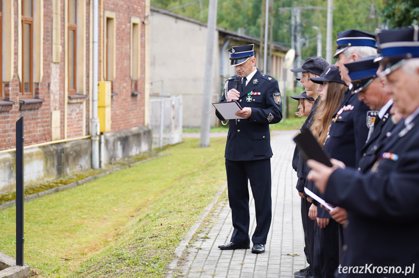 Przy remizie OSP Polanka stanął pomnik św. Floriana