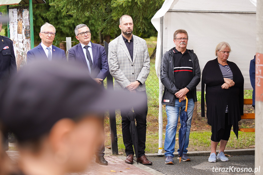 Przy remizie OSP Polanka stanął pomnik św. Floriana