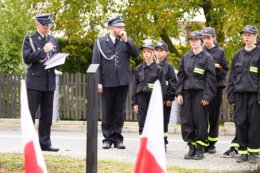 Przy remizie OSP Polanka stanął pomnik św. Floriana