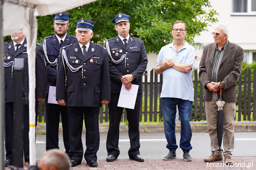 Przy remizie OSP Polanka stanął pomnik św. Floriana