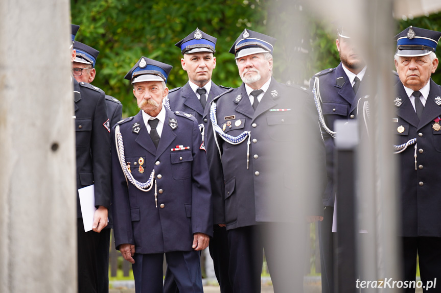 Przy remizie OSP Polanka stanął pomnik św. Floriana