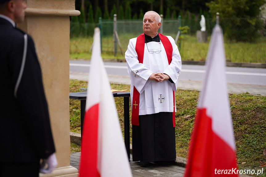 Przy remizie OSP Polanka stanął pomnik św. Floriana