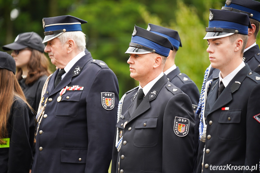 Przy remizie OSP Polanka stanął pomnik św. Floriana