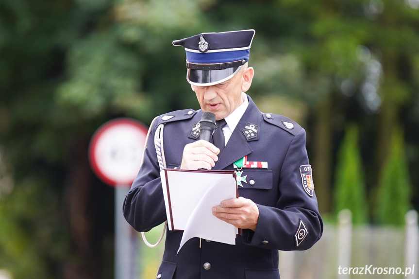 Przy remizie OSP Polanka stanął pomnik św. Floriana