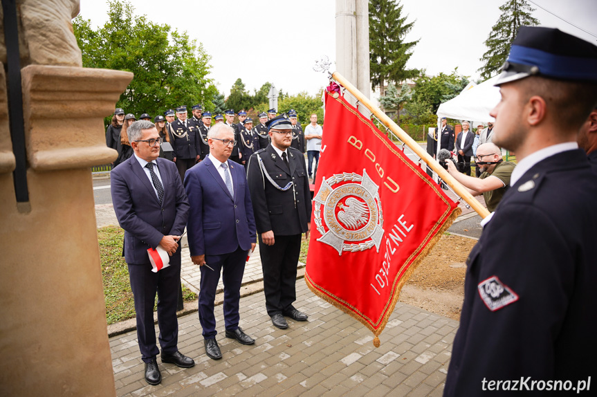 Przy remizie OSP Polanka stanął pomnik św. Floriana