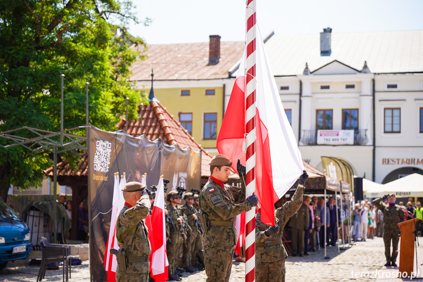 Przysięga żołnierzy WOT w Krośnie