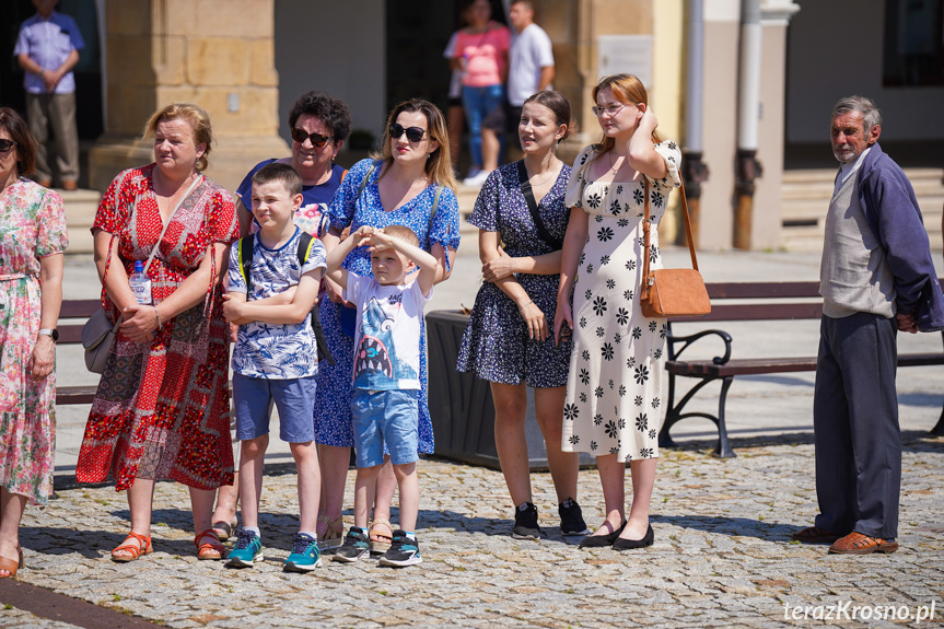 Przysięga żołnierzy WOT w Krośnie