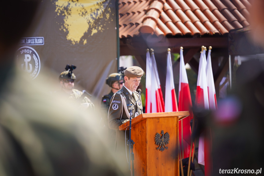 Przysięga żołnierzy WOT w Krośnie