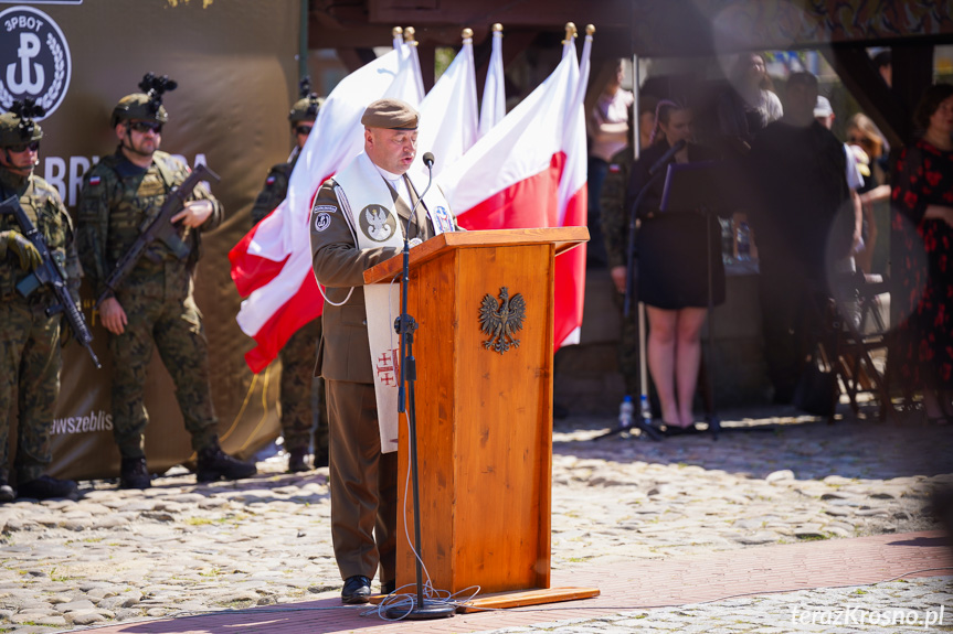 Przysięga żołnierzy WOT w Krośnie