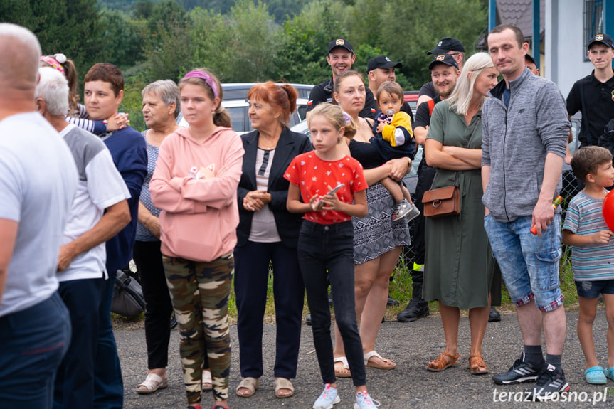 Przywitanie samochodu OSP Żeglce