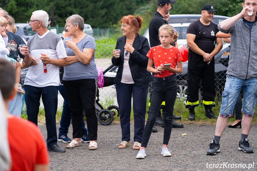 Przywitanie samochodu OSP Żeglce