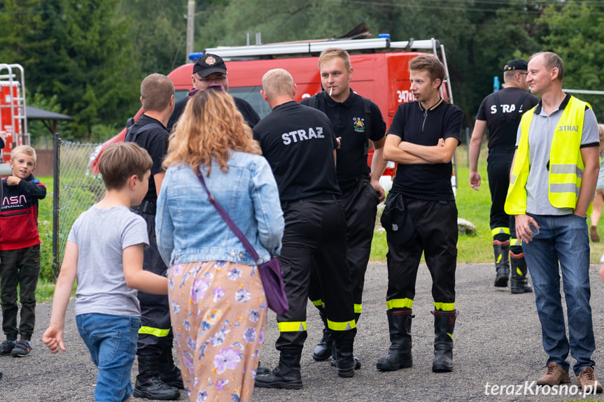 Przywitanie samochodu OSP Żeglce