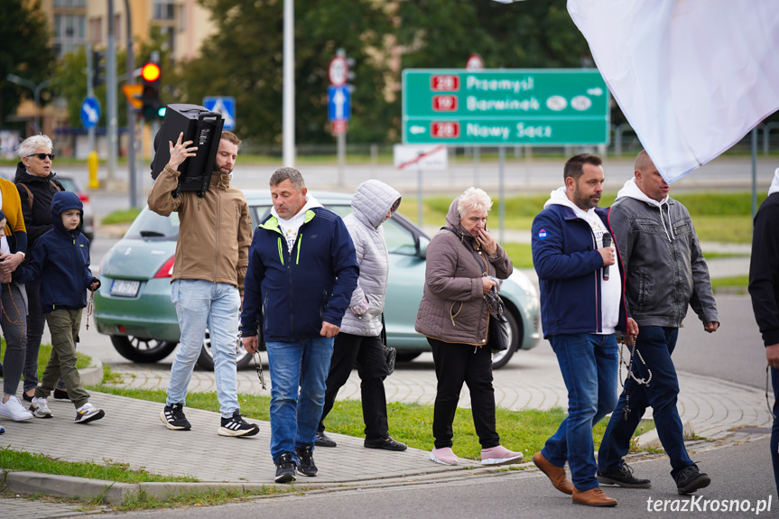 Publiczny różaniec ulicami Krosna