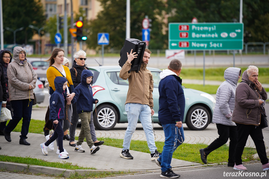 Publiczny różaniec ulicami Krosna