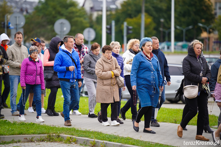 Publiczny różaniec ulicami Krosna