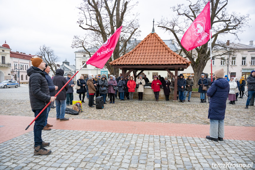 Publiczny różaniec w Krośnie