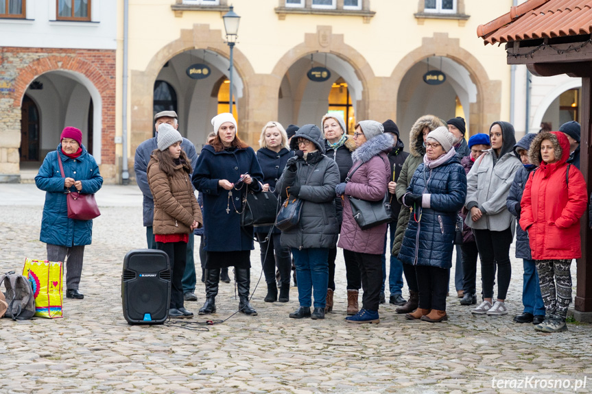 Publiczny różaniec w Krośnie