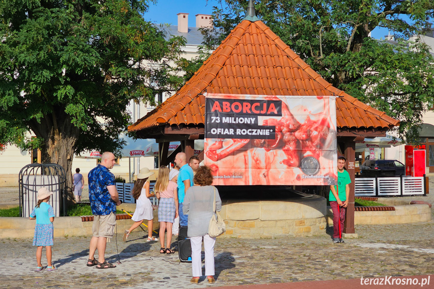 Publiczny różaniec w Krośnie