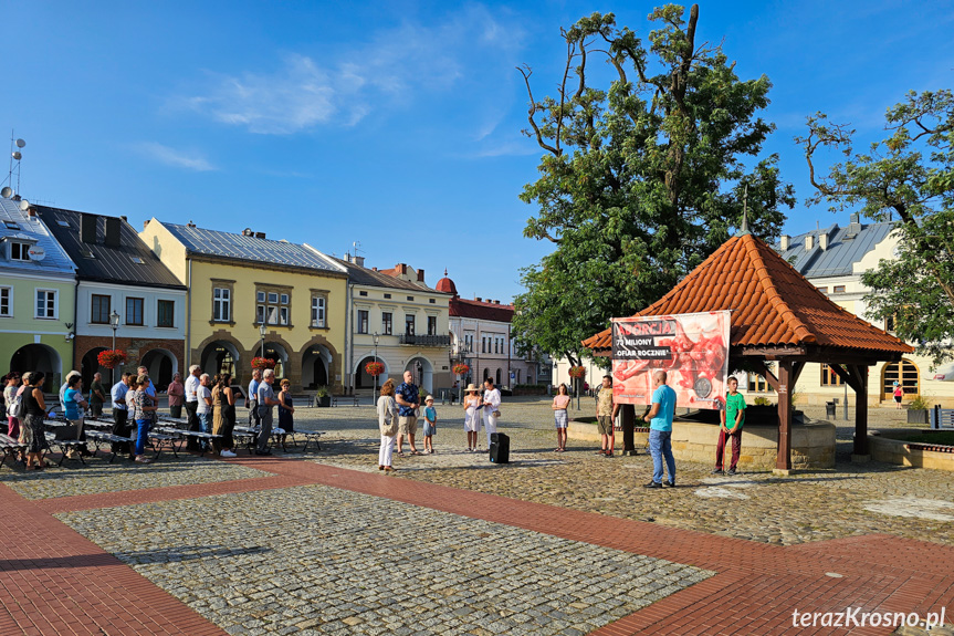 Publiczny różaniec w Krośnie