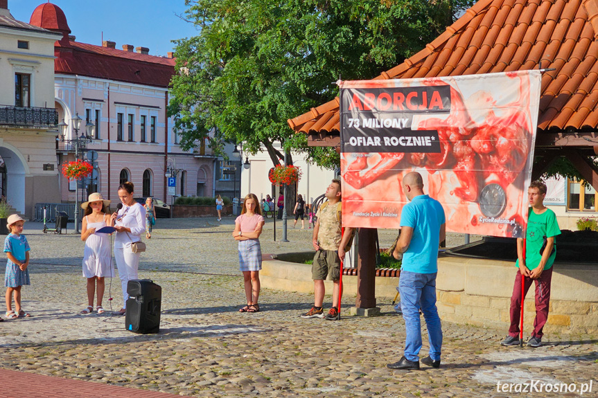 Publiczny różaniec w Krośnie