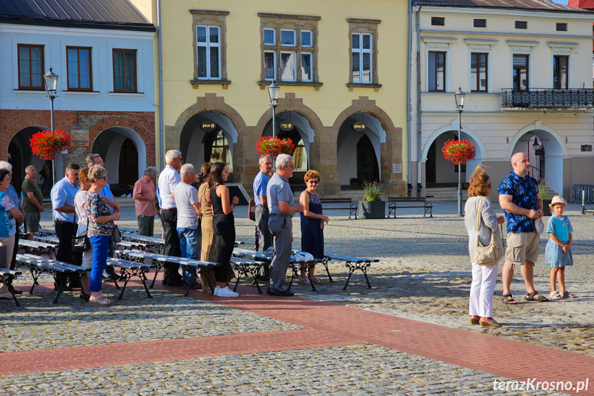 Publiczny różaniec w Krośnie