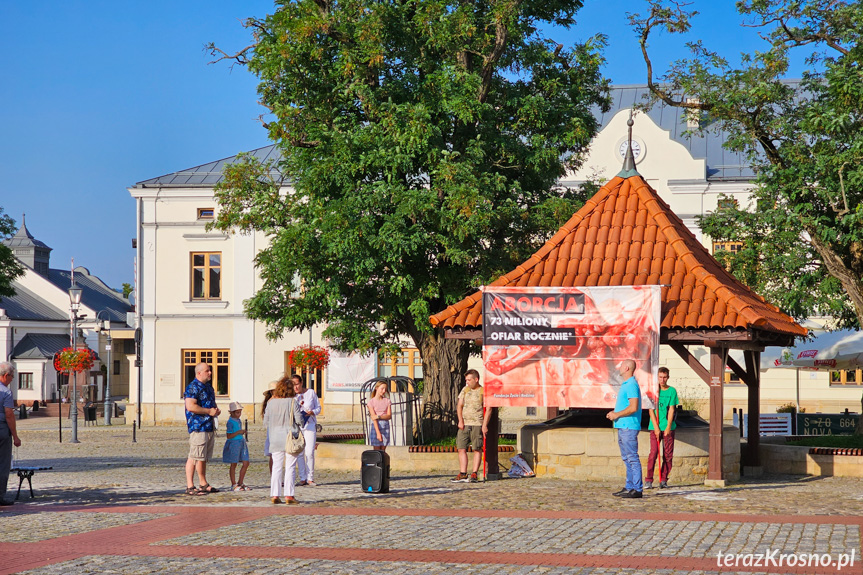 Publiczny różaniec w Krośnie