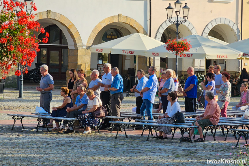 Publiczny różaniec w Krośnie