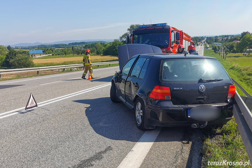 Rogi. Zderzenie osobówki z samochodem ciężarowym