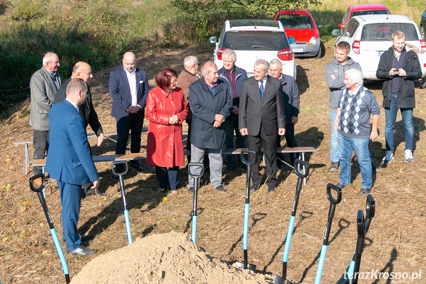 Rozpoczęcie budowy mostu w Łękach Strzyżowskich