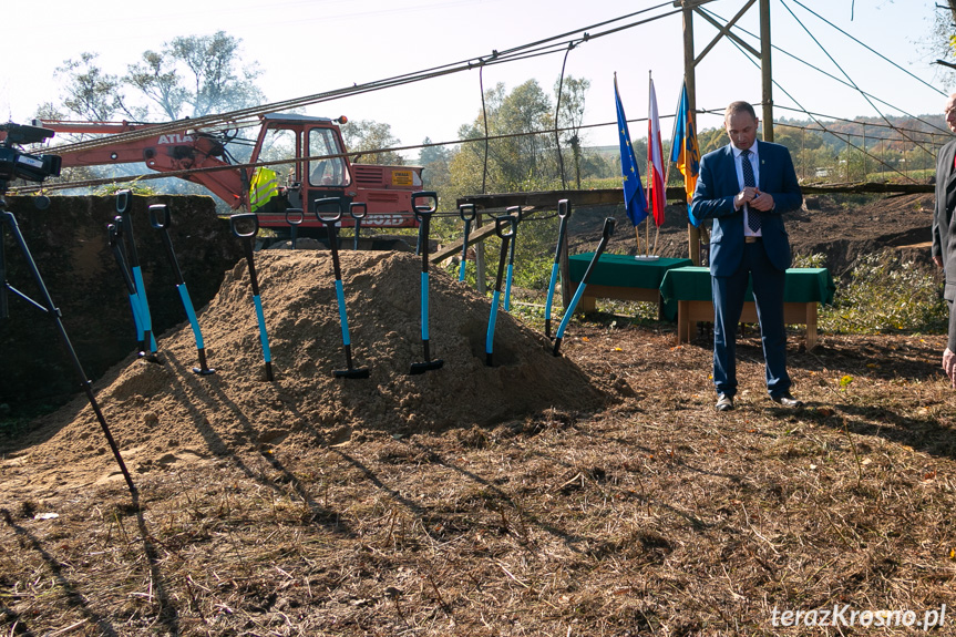 Rozpoczęcie budowy mostu w Łękach Strzyżowskich