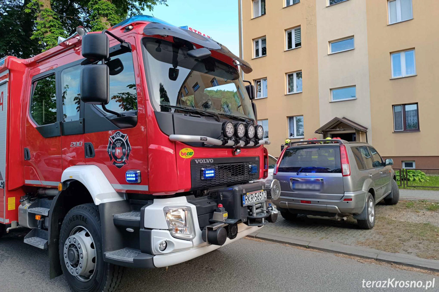 Rymanów-Zdrój. Zadymienie w bloku