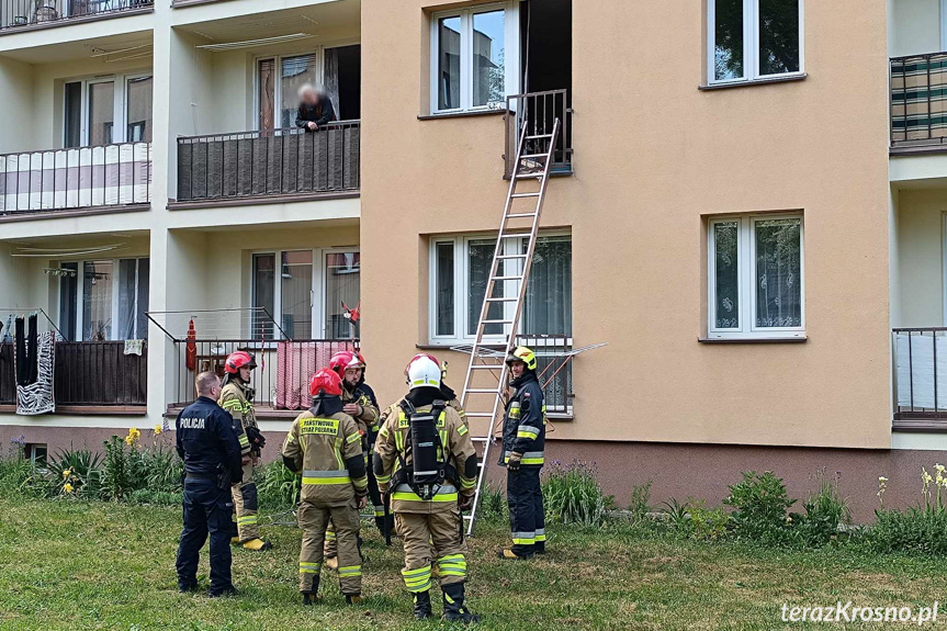 Rymanów-Zdrój. Zadymienie w bloku