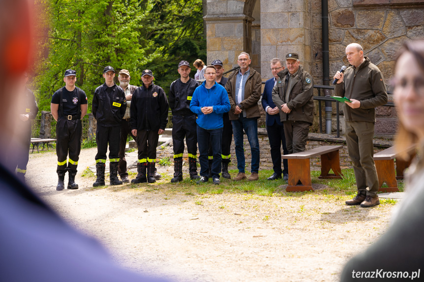 Sadzenie Lasu Pamięci świętego Jana Pawła II