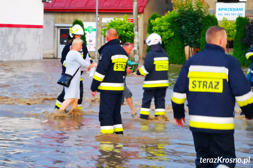 Fatalne skutki ulew w powiecie krosnieńskim