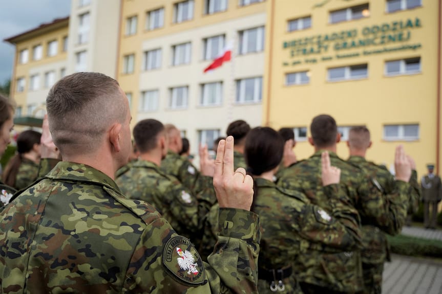 Ślubowanie funkcjonariuszy BOSG