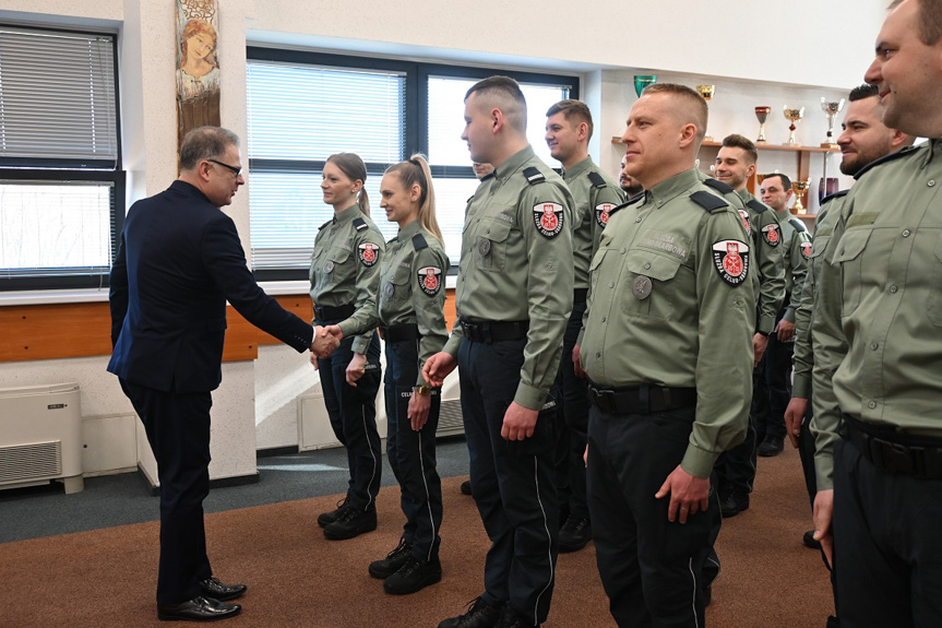 Ślubowanie funkcjonariuszy Służby Celno-Skarbowej