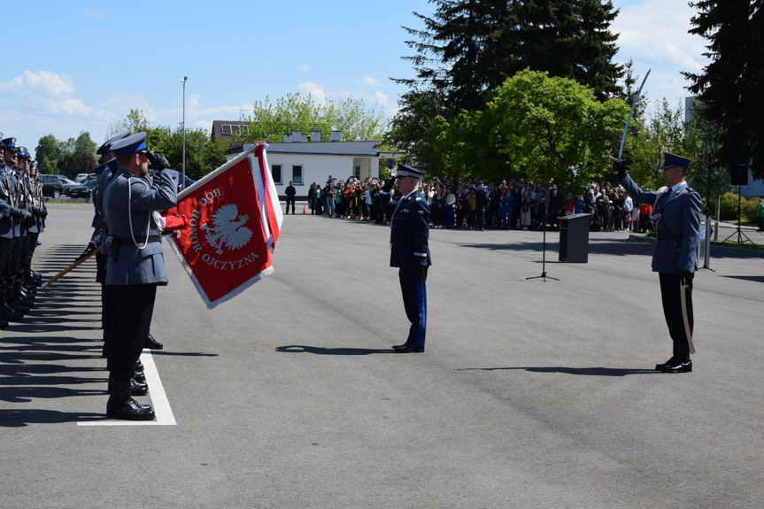 Ślubowanie nowych policjantów