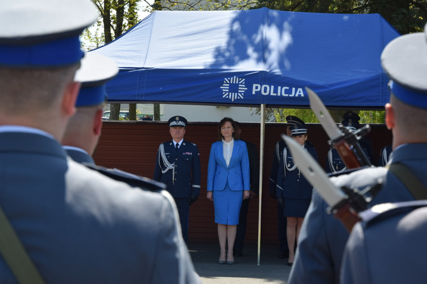 Ślubowanie nowych policjantów