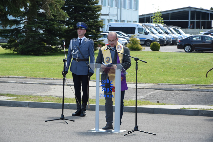 Ślubowanie nowych policjantów