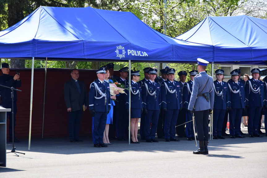 Ślubowanie nowych policjantów