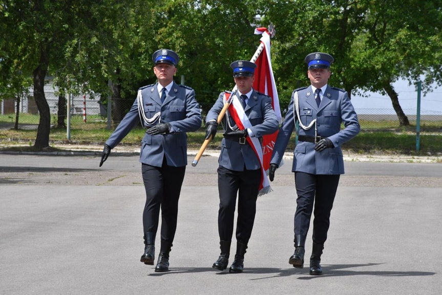 Ślubowanie nowych policjantów