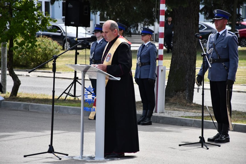 Ślubowanie nowych policjantów