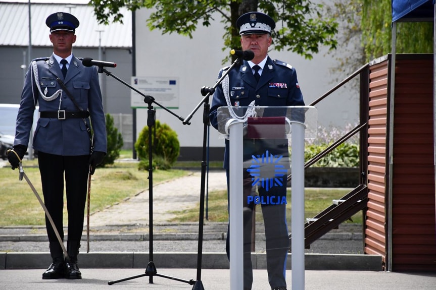 Ślubowanie nowych policjantów