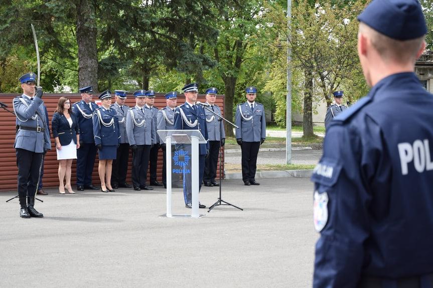 Ślubowanie nowych policjantów