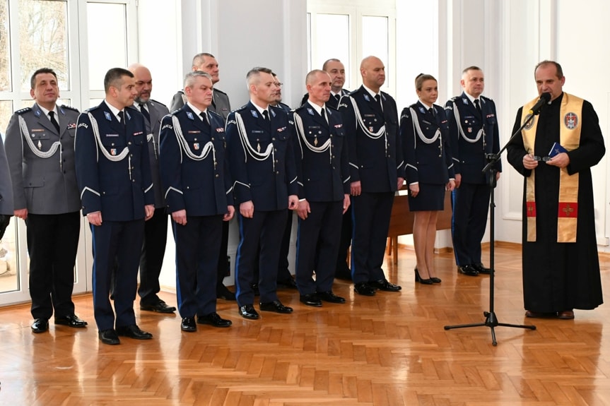 Ślubowanie nowych policjantów w Rzeszowie