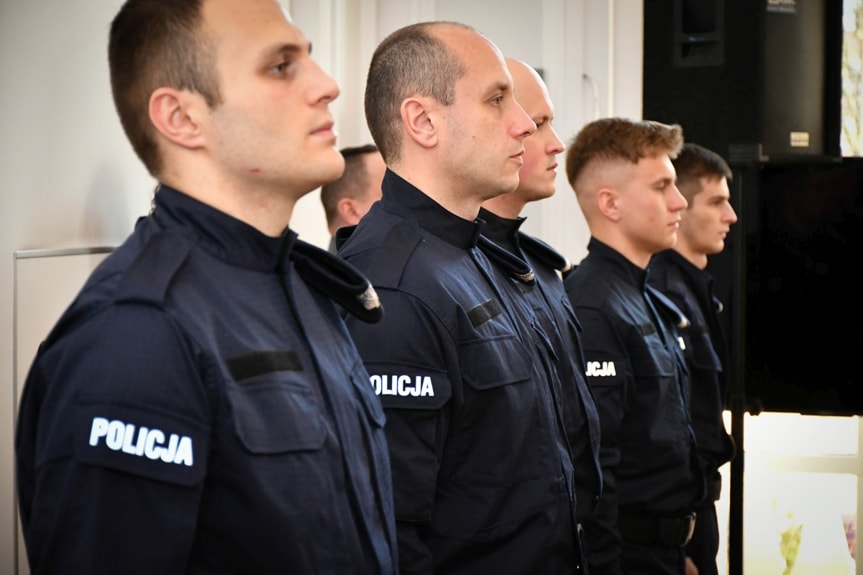 Ślubowanie nowych policjantów w Rzeszowie