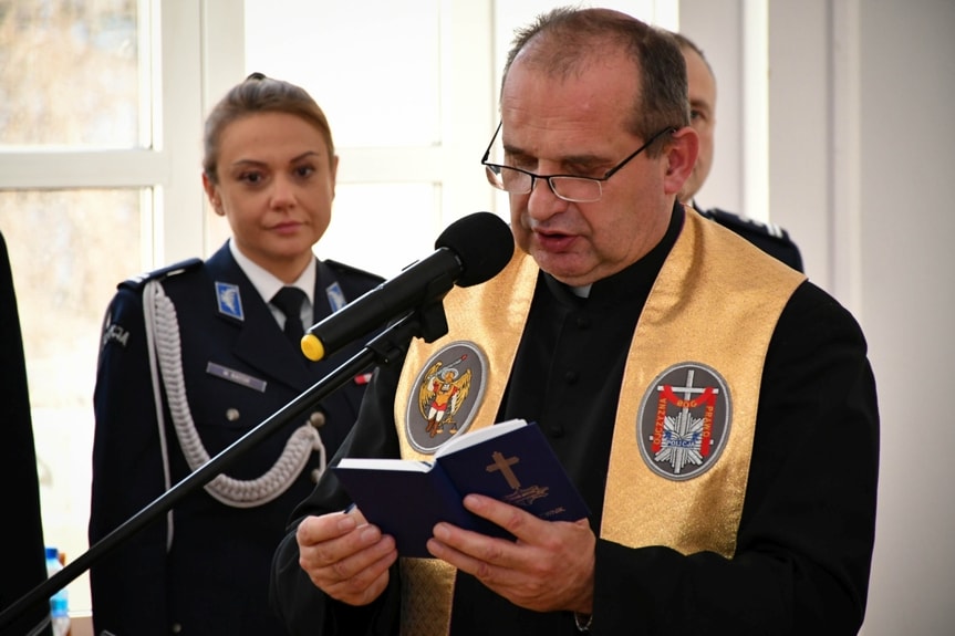 Ślubowanie nowych policjantów w Rzeszowie